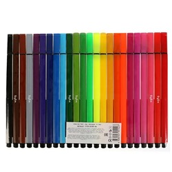 Фломастеры Буба, 24 цвета, трёхгранные