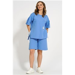 Медея и К 2164 голубой, Шорты,  Джемпер