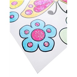 Раскраска с блестками «Русалочка»