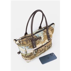 Сумка из гобелена вместительная №1407