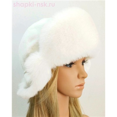 Север искусственный мех Ушанка женская (56-58)