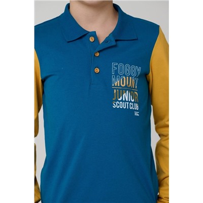 лонгслив поло для мальчика М 063/1-21 -50%