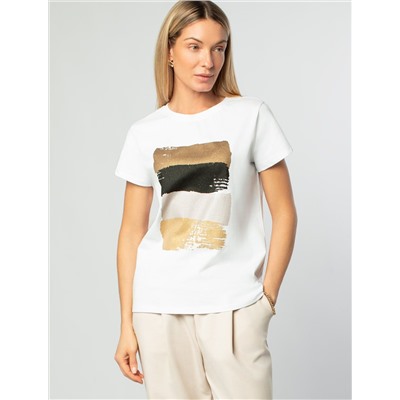 Футболка из 100% хлопка с авторским принтом