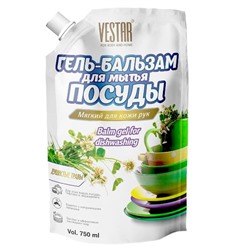Гель-бальзам  д/посуды Душистые травы 750мл Вестар дой-пак АКЦИЯ! СКИДКА 20%