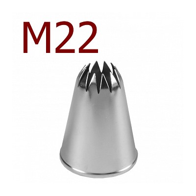 Насадка кондитерская M22