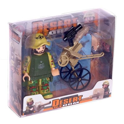 Конструктор фигурка «Военный артиллерист», МИКС