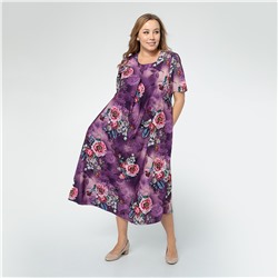 Платье, текстиль, фиолетовый