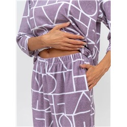 Костюм женский Текс-Плюс, цвет коричневый белый