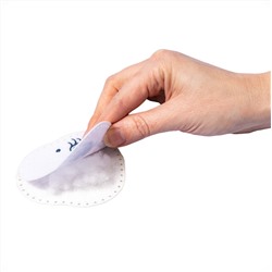 Мягкая игрушка из фетра «Зайка с подарками» своими руками