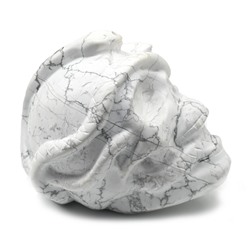 Череп со змеей из кахолонга "говлит" 90*66*79м, 571г.