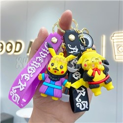 Брелок большой силиконовый с карабином ПИКАЧУ в ассортименте br_pikachu7, br_pikachu7