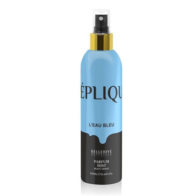 Replique L'EAU BLEU Parfum Mist Body Spray, Bellerive (ГОЛУБАЯ ВОДА парфюмированный спрей-мист для тела, Беллерив), 250 мл.