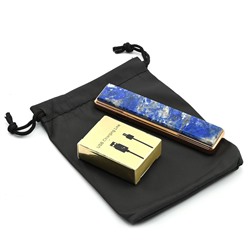 Электронная зажигалка из лазурита пакистанского с зарядкой USB