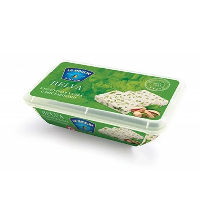 SESAME HALVA WITH PISTACHIO, Le Moulin (Кунжутная халва С ФИСТАШКАМИ, Ле Мулин), Тунис, 350 г.