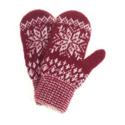 Варежки детские "Снежинка" 3 цвета 0804-8