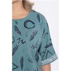 Блуза Симона (олива) Б12293-20