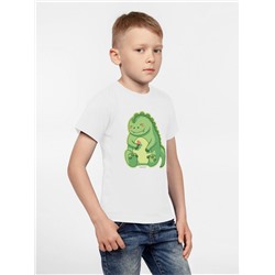 Футболка детская BabyZilla, белая