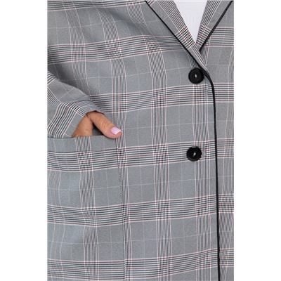 Жакет Нэри (серый/клетка) Б14111-34М