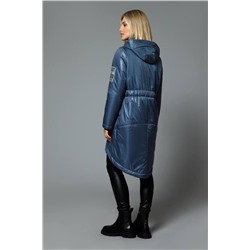 DiLiaFashion 0516 серо-синий, Пальто