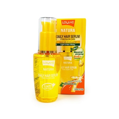 Natura DAILY HAIR SERUM, For Color Care Hair, Lolane (Сыворотка ДЛЯ УХОДА ЗА ОКРАШЕННЫМИ ВОЛОСАМИ, Лолейн), 50 мл.