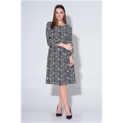 Liona Style 826 синие_цветы_на_светлом, Платье