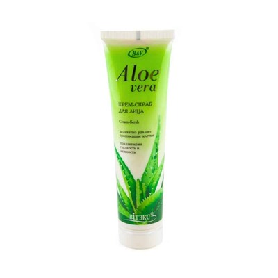 Aloe Vera. Крем-скраб для лица, 100мл 0490 В