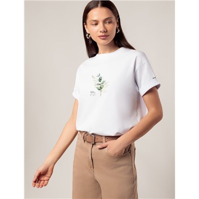 Футболка из премиального хлопка с авторским принтом