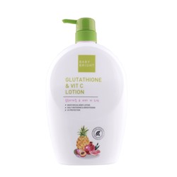GLUTATHIONE & VIT C Lotion, Baby Bright (Лосьон для тела С ГЛУТАТИОНОМ И ВИТАМИНОМ С, Бэйби Брайт), 750 мл. - СРОК ГОДНОСТИ ДО 4 МАРТА 2025 ГОДА