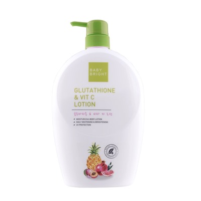 GLUTATHIONE & VIT C Lotion, Baby Bright (Лосьон для тела С ГЛУТАТИОНОМ И ВИТАМИНОМ С, Бэйби Брайт), 750 мл. - СРОК ГОДНОСТИ ДО 4 МАРТА 2025 ГОДА
