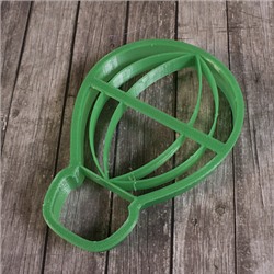 Вырубка для пряника с оттиском "Воздушный шар" пластик, 11 см