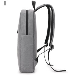Бизнес- рюкзак для города с USB, серый