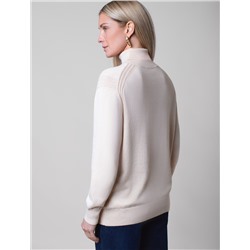 Свитер тонкой вязки из хлопка с кашемиром