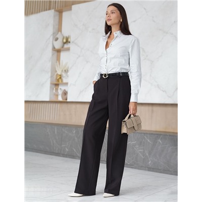 Брюки-палаццо из эластичной поливискозы