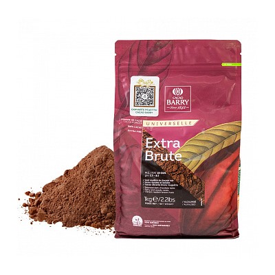 Какао порошок Cacao Barry Extra Brute 22/24%, 1 кг (DCP-22SP-RT-760)
