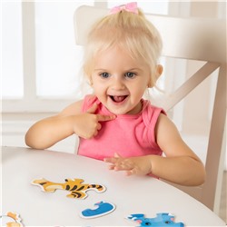 Контурные пазлы «Животные»