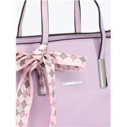 Сумка женская искусственная кожа Ch&K-6833,  1отд+карм/перег,  плечевой ремень,  сирень 254514