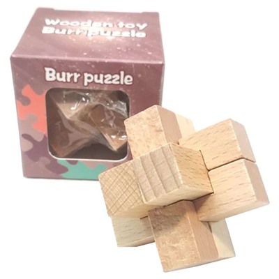 Головоломка Wooden puzzle 5х5х5см №01 дерево SH 397029