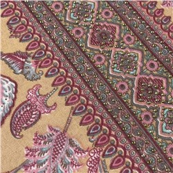 PAKIZAA Long Kurti Suit - Купон для пошива костюма, цвет ПЕРСИКОВЫЙ (отрез ткани для пошива Длинной туники (курты), штанов и накидки), Shiv Gori, 1 шт.