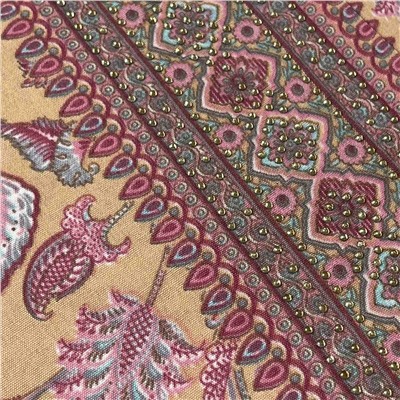 PAKIZAA Long Kurti Suit - Купон для пошива костюма, цвет ПЕРСИКОВЫЙ (отрез ткани для пошива Длинной туники (курты), штанов и накидки), Shiv Gori, 1 шт.