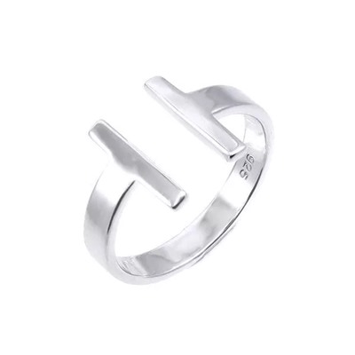 Кольцо из серебра без вставки, МЦВ1038