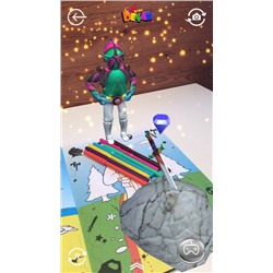 Живая Раскраска "Пираты &Рыцари" А4, мягкая обложка