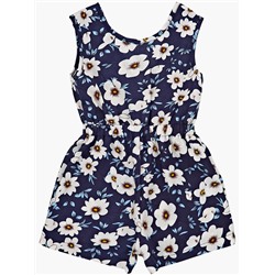 Комбинезон 22-6318 синий/цветы