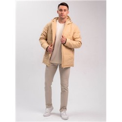 Куртка с капюшоном песочный