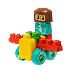 Конструктор пластиковый «Самолетик» 20 деталей Baby Blocks