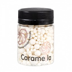 Посыпка микс из рисового драже в глазури матовая "Белоснежная", 50 г