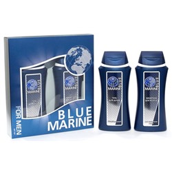НАБОР муж.  BLUE MARINE (шампунь 250мл + гель д/душа 250мл)