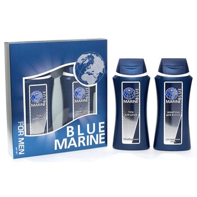 НАБОР муж.  BLUE MARINE (шампунь 250мл + гель д/душа 250мл)