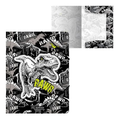 Папка на резинке А4 30 мм 52892 Dinosaur Park 700мкм ErichKrause