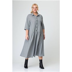Avenue Fashion 0102 мелкая_клетка/черный+белый, Платье