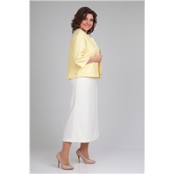 Michel chic 1335 желтый-белый, Брюки,  Жакет